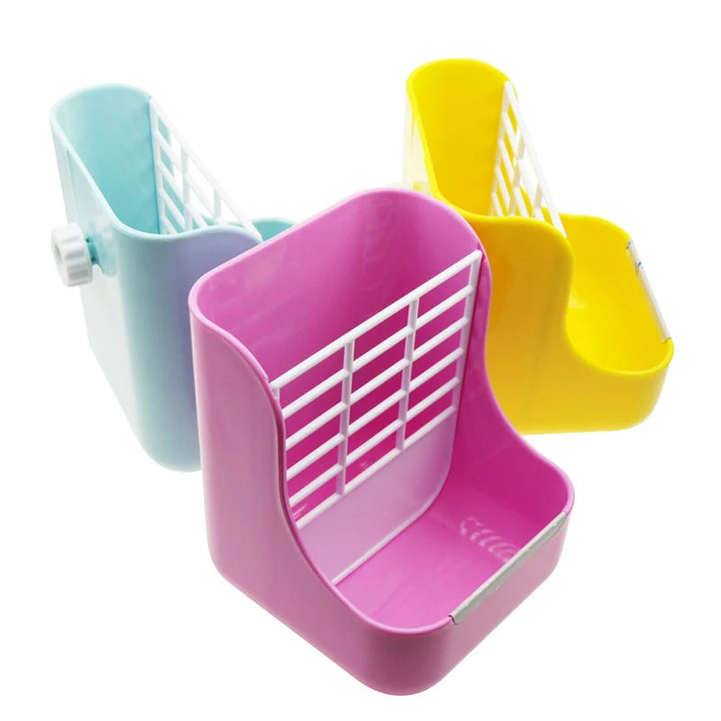 Rabbit Feed Grass Box - 2-in-1 Hay Feeder for Bunnies & Guinea Pigs