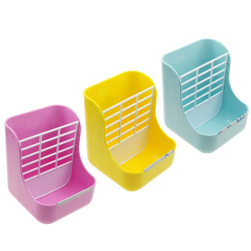 Rabbit Feed Grass Box - 2-in-1 Hay Feeder for Bunnies & Guinea Pigs