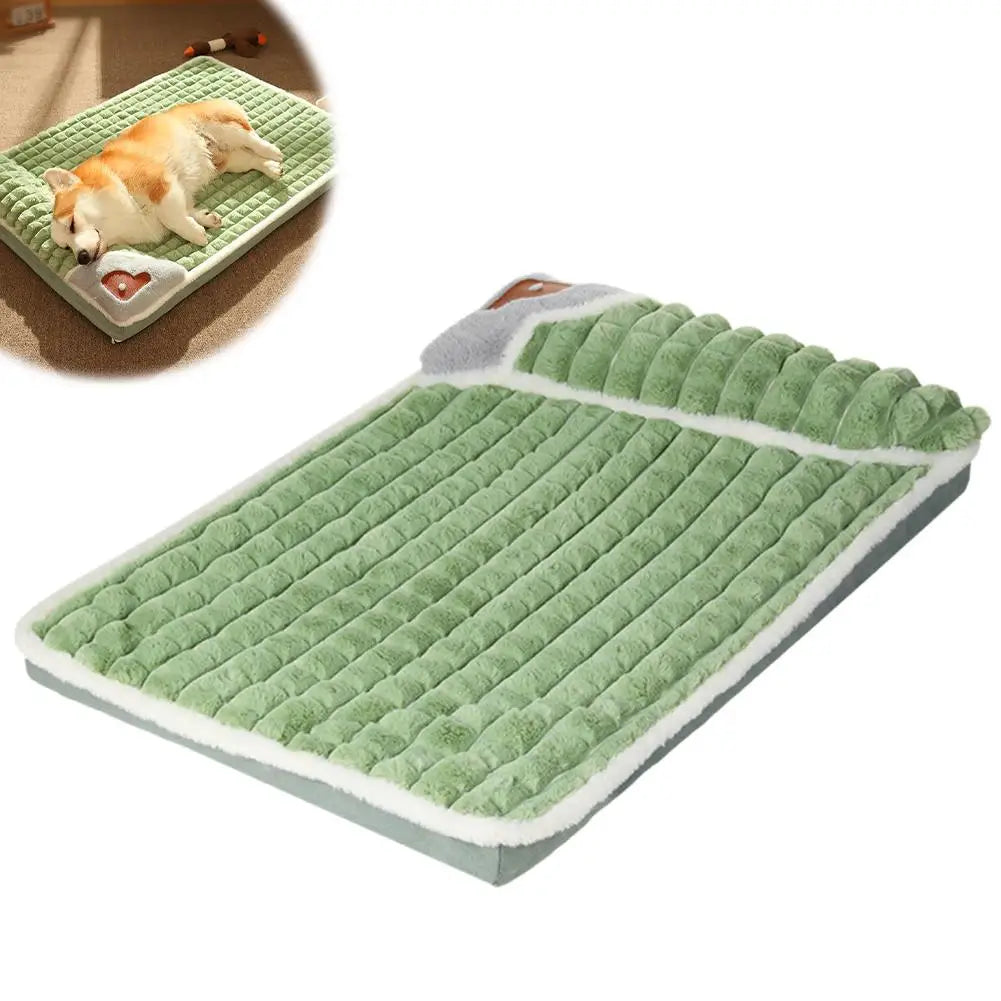 Machine Washable Dog Bed Removable Orthopedic Puppy Cushion Winter Memory Foam Dog Pillow For Small Medium Large Dogs And Cats