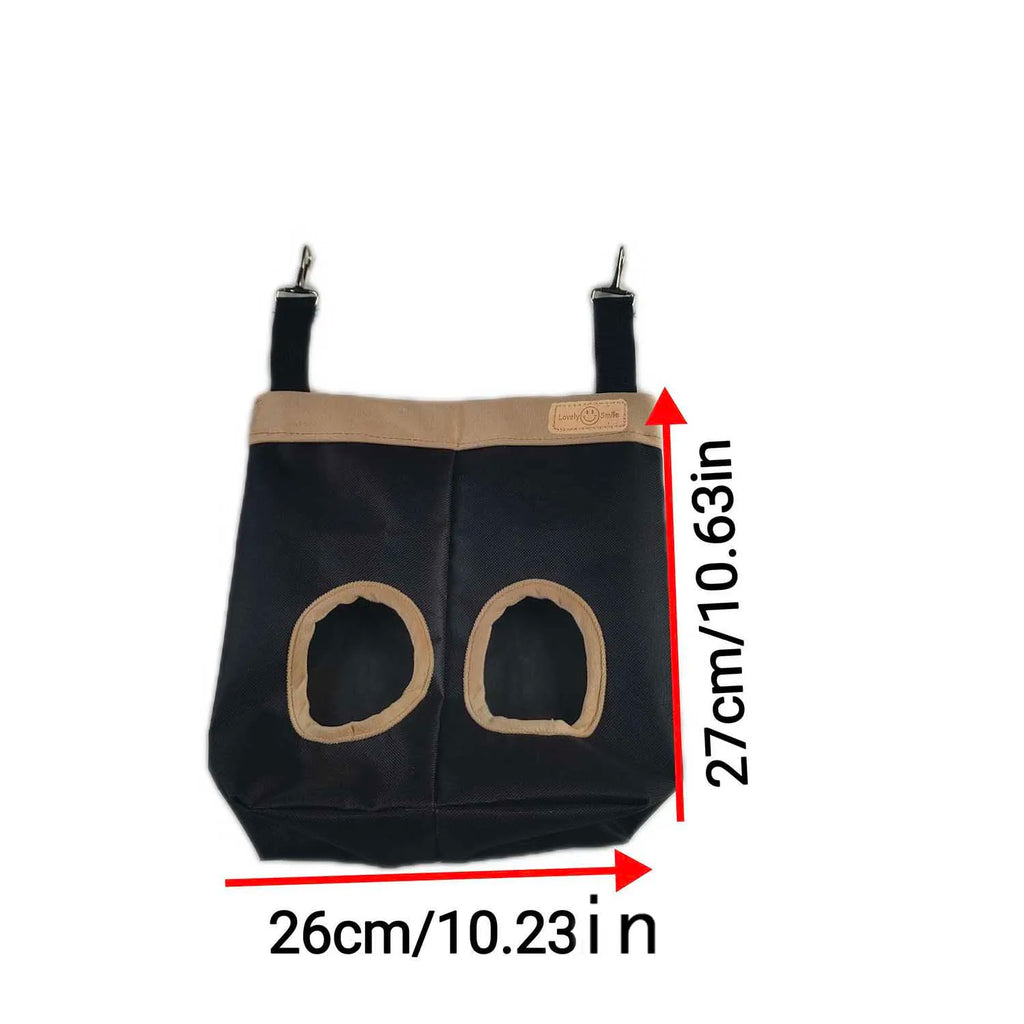 Rabbit Hay Bag - Hanging Straw Storage Feeder for Bunnies & Guinea Pigs