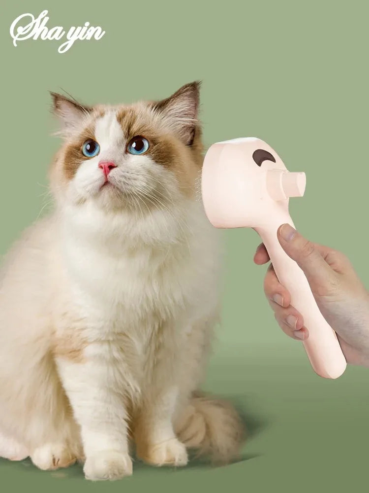 Pet Clean Steam Spray Dog Grooming Brush Unique Steam Brush For Dogs Luxury Grooming Brush Dog Steam Brush C