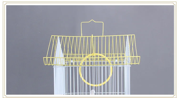 Outdoor Bird Breeding Cage - Nesting Hut for Canaries, Lovebirds, Parakeets & Quail