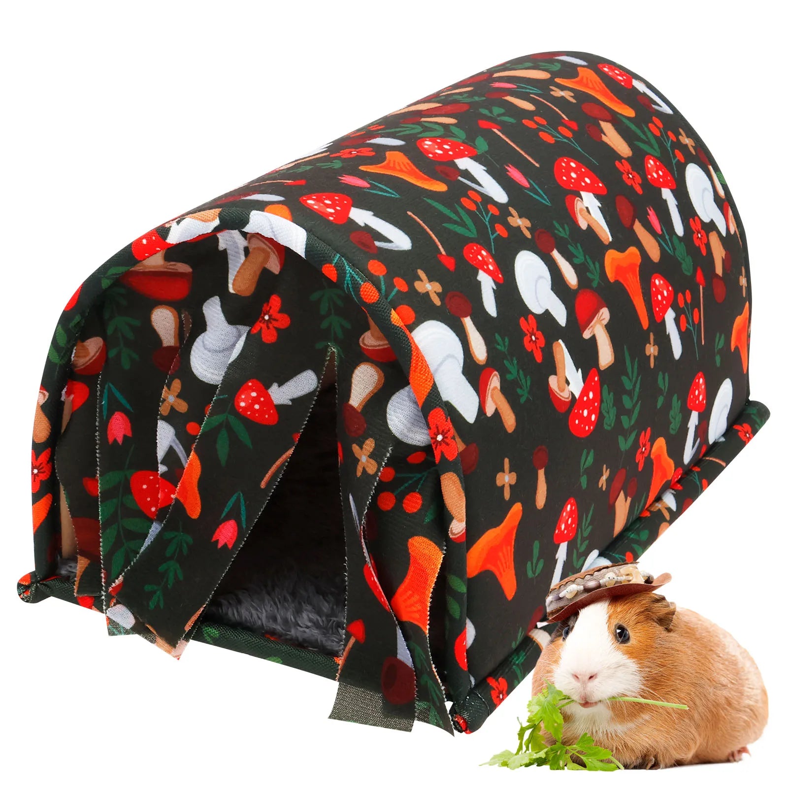 Guinea Pig Tunnel House - Warm Bedding Cage for Hamsters & Small Animals