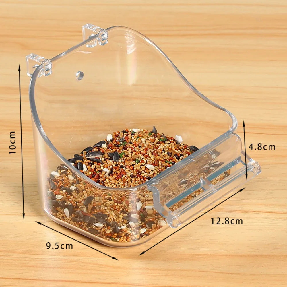 Bird Bath for Cage - Parrot Bathing Tub for Cockatiels, Parrots & Small Birds