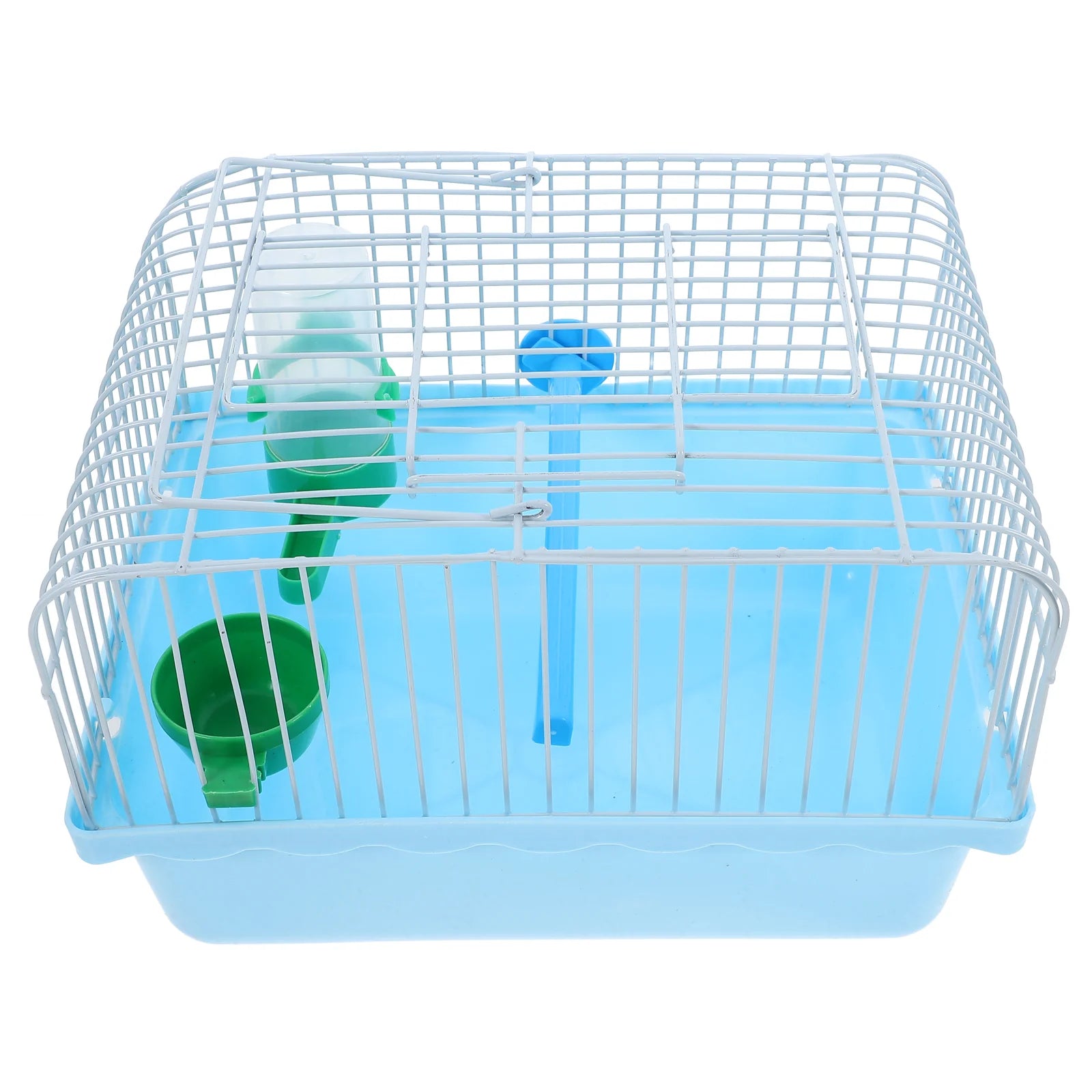 Portable Bird Travel Cage - Spacious Carrier with Waterer & Food Box for Parrots, Lovebirds & Finches