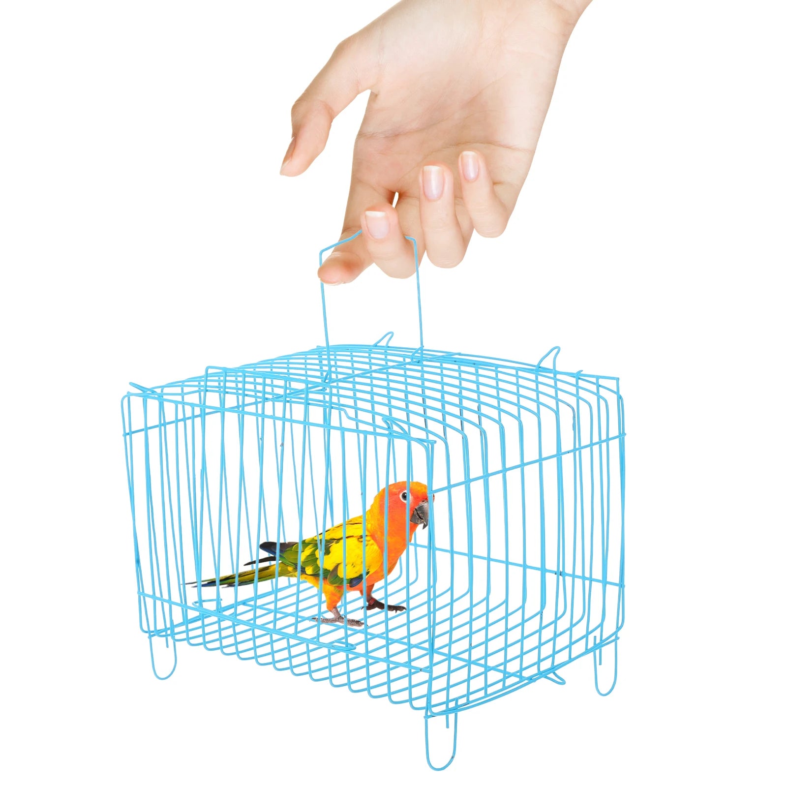 Portable Bird Handcage - Breathable Travel Carrier for Parrots & Small Birds