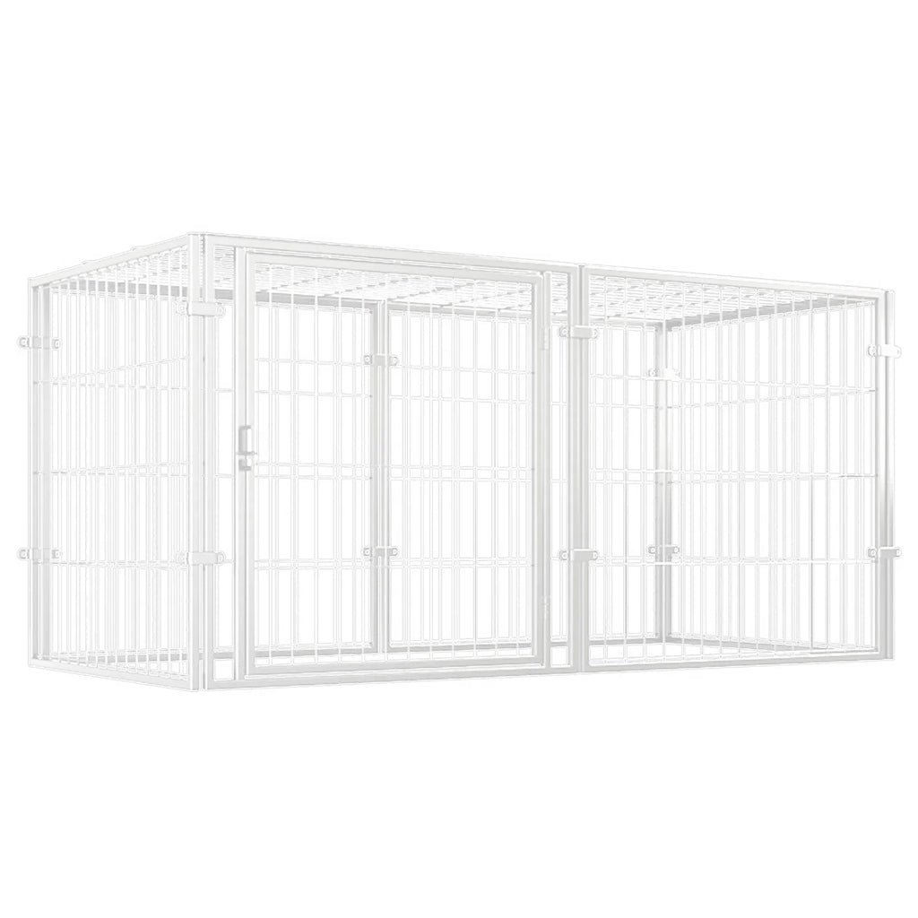 48" Heavy Duty Wire Dog Crate - Stackable Kennel with Door