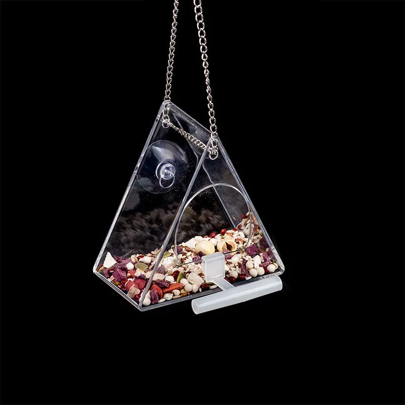 Luxury Parrot Cage - Large Transparent Acrylic Cage for Cockatiels & Budgies