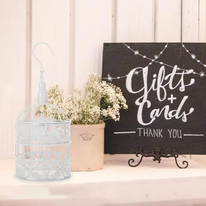 Decorative Metal Bird Cage - European Iron Birdcage for Wedding & Home