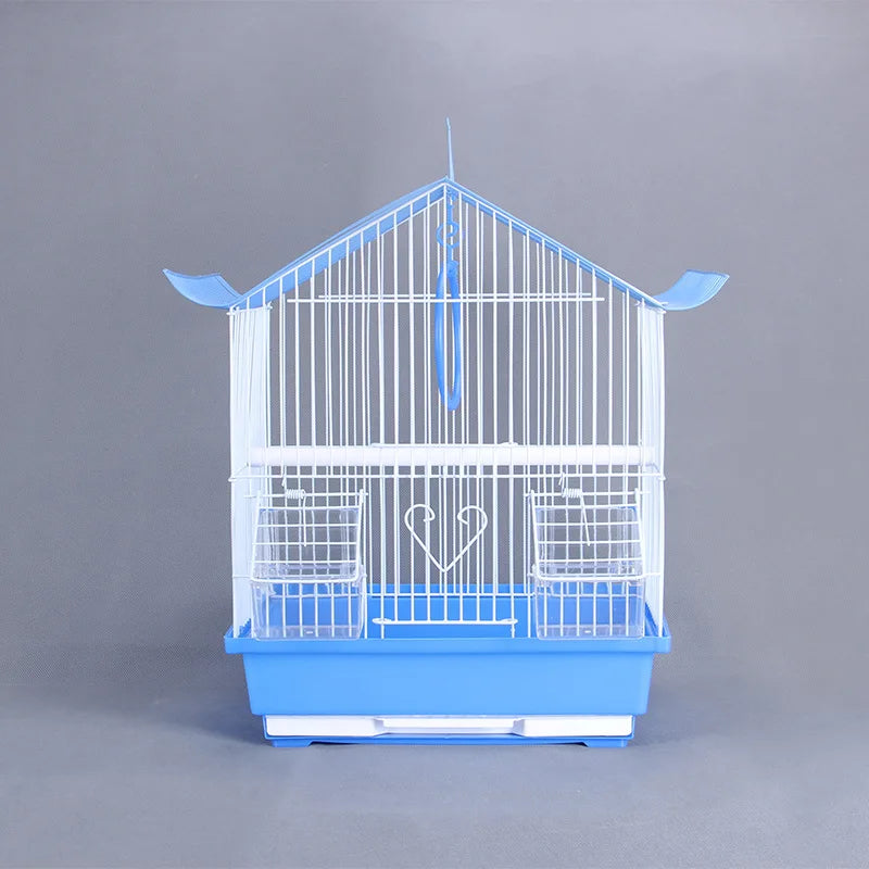 Outdoor Bird Breeding Cage - Nesting Hut for Canaries, Lovebirds, Parakeets & Quail
