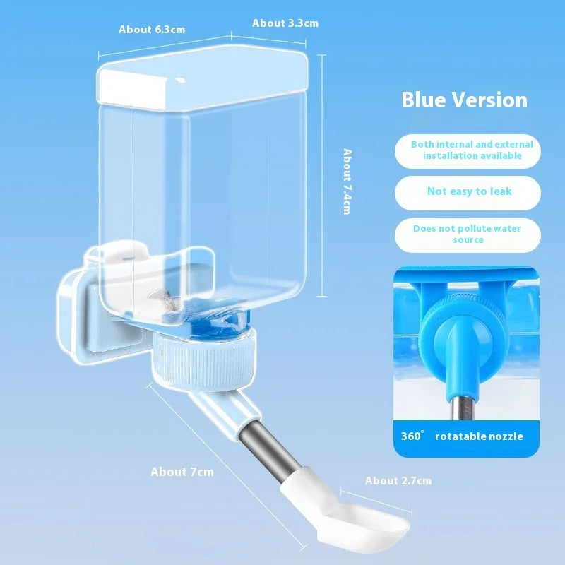 Automatic Bird Water Dispenser - Hanging Cage Waterer for Parrots & Small Birds