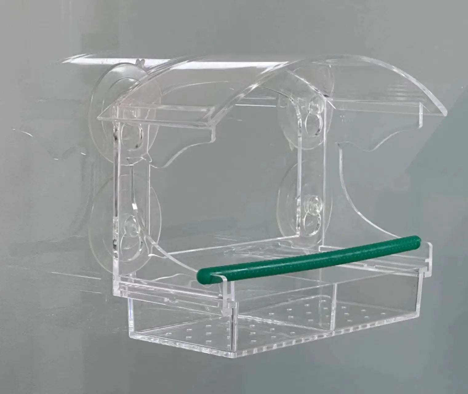 Luxury Parrot Cage - Large Transparent Acrylic Cage for Cockatiels & Budgies