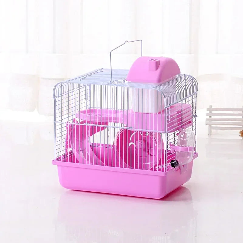 Two-Story Hamster Cage - Luxury Small Pet Villa