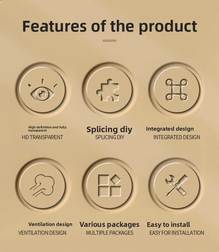 Acrylic Hamster Cage Transparent Habitat with Silent Running Wheel Large Space Enclosure for Hamster Easy-Clean Animal Home