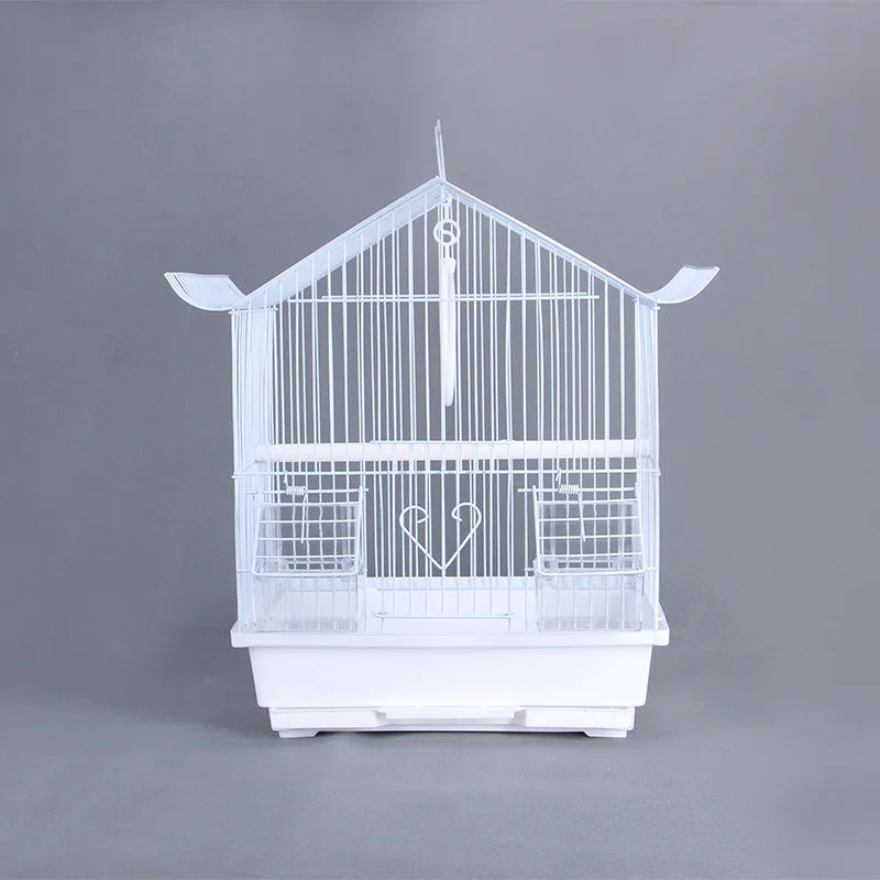 Outdoor Bird Breeding Cage - Nesting Hut for Canaries, Lovebirds, Parakeets & Quail