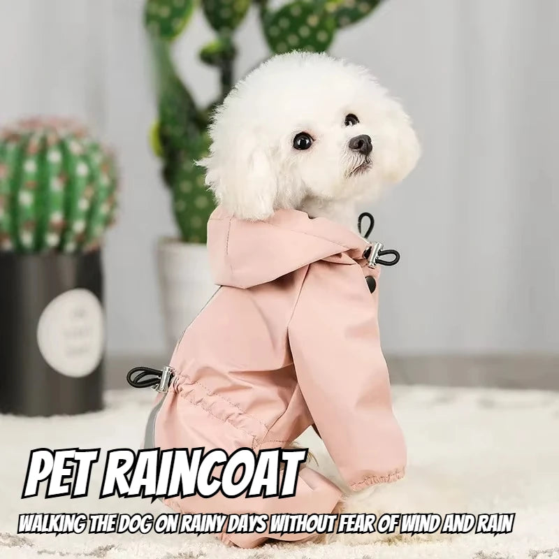 Dog Raincoat - Waterproof & Reflective Four-Legged