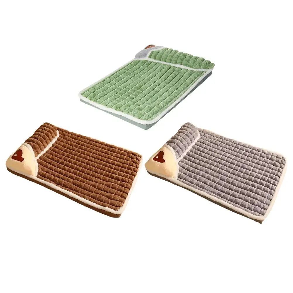 Machine Washable Dog Bed Removable Orthopedic Puppy Cushion Winter Memory Foam Dog Pillow For Small Medium Large Dogs And Cats