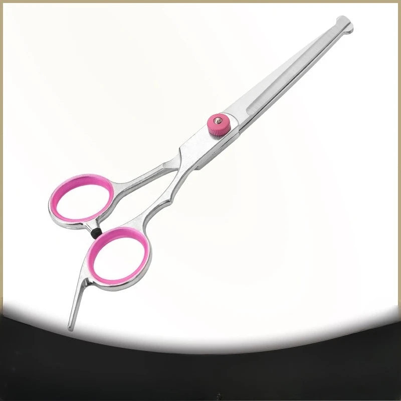 Dog Grooming Scissors Kit, Professional Scissors for Grooming with Safety Round Tips, Grooming Shears for Dogs Cat Pet At Home