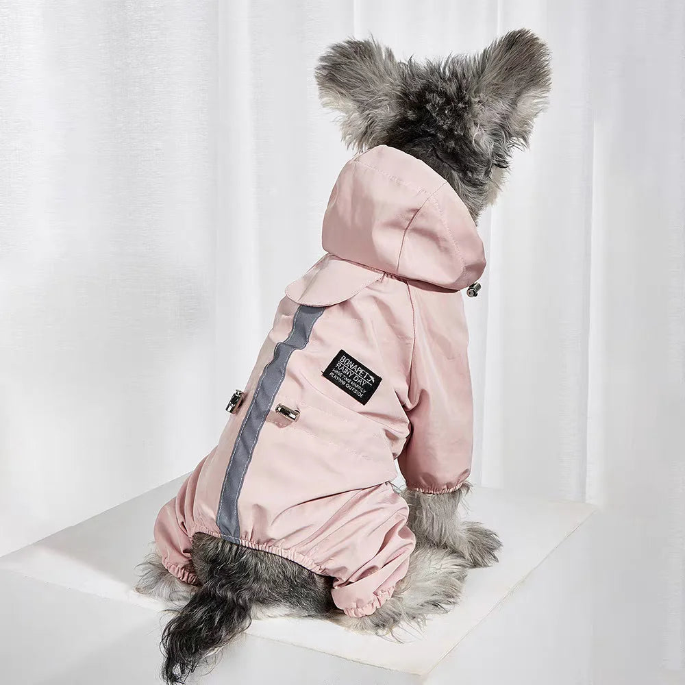 Dog Raincoat - Waterproof & Reflective Four-Legged