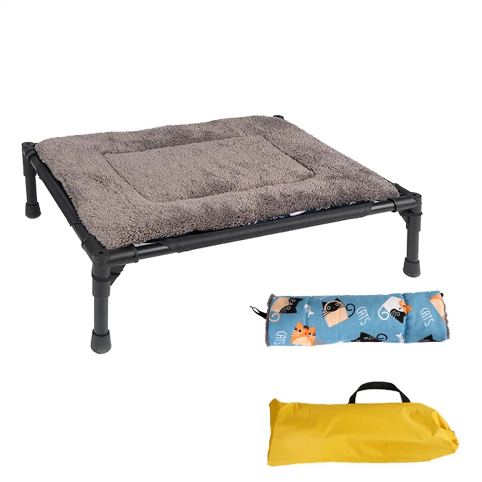 Outdoor Dog Bed Portable Breathable Dog Cot For Camping Or Beach Off The Ground Moisture-proof Detachable Pet Bed