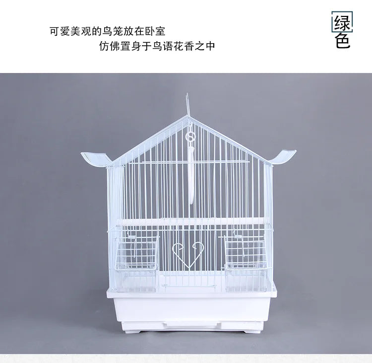 Outdoor Bird Breeding Cage - Nesting Hut for Canaries, Lovebirds, Parakeets & Quail