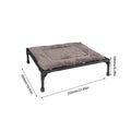Outdoor Dog Bed Portable Breathable Dog Cot For Camping Or Beach Off The Ground Moisture-proof Detachable Pet Bed
