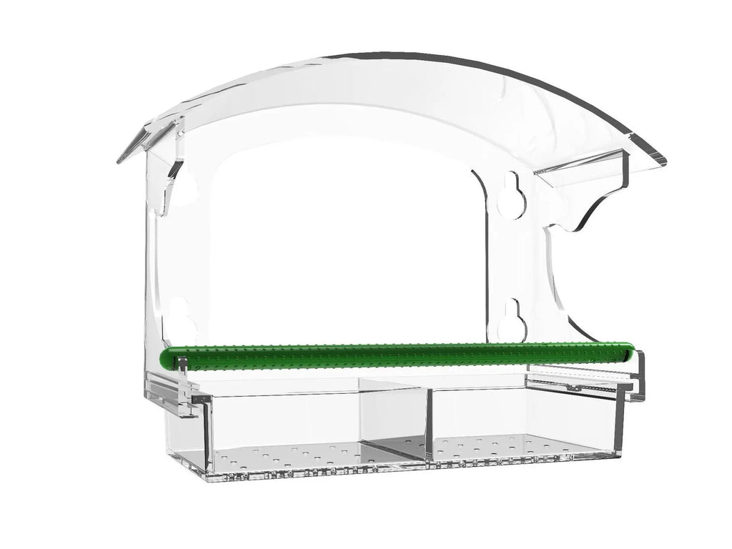 Luxury Parrot Cage - Large Transparent Acrylic Cage for Cockatiels & Budgies