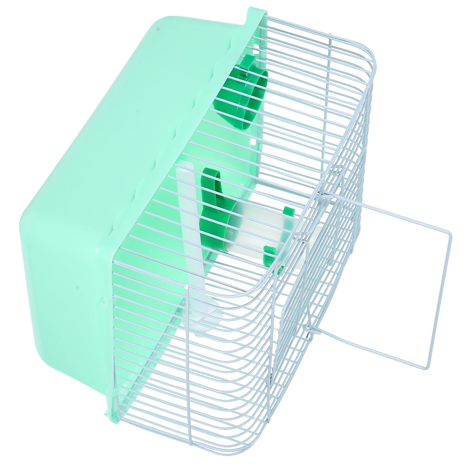 Portable Bird Travel Cage - Spacious Carrier with Waterer & Food Box for Parrots, Lovebirds & Finches