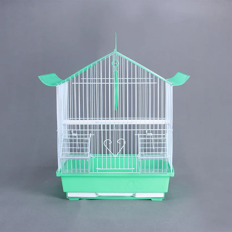 Outdoor Bird Breeding Cage - Nesting Hut for Canaries, Lovebirds, Parakeets & Quail