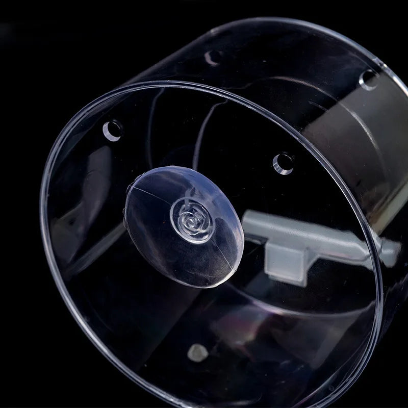 Luxury Parrot Cage - Large Transparent Acrylic Cage for Cockatiels & Budgies