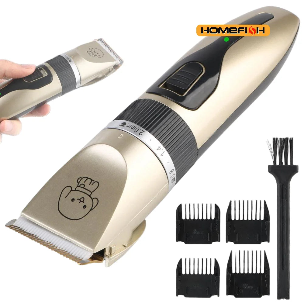 Pet Hair Clipper Haircut Trimmer Shaver Set For Rabbit Dog Cat Puppy Grooming Clipper Cutter Pet Supplies Electric Scissors