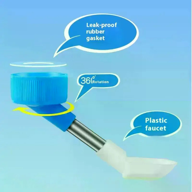 Automatic Bird Water Dispenser - Hanging Cage Waterer for Parrots & Small Birds