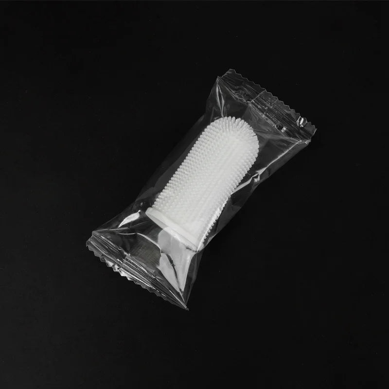 Pet Finger Toothbrush Kit - Dental Care Tool for Small, Medium, Large Dogs & Cats with Gentle Cleaning & Vet-Approved Design