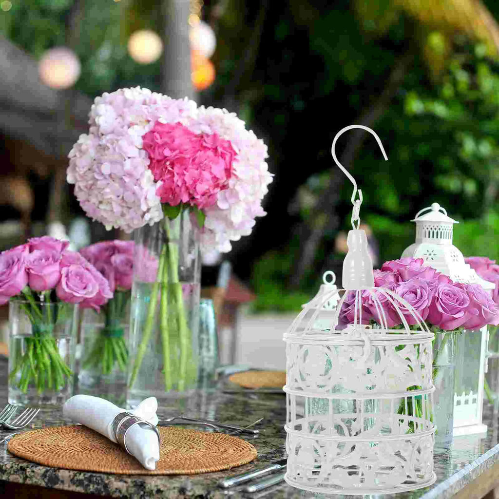 Decorative Metal Bird Cage - European Iron Birdcage for Wedding & Home