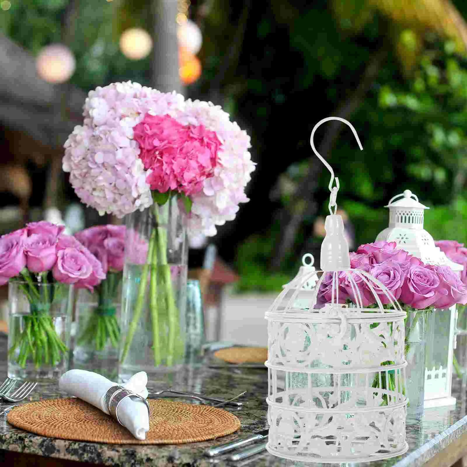 Decorative Metal Bird Cage - European Iron Birdcage for Wedding & Home