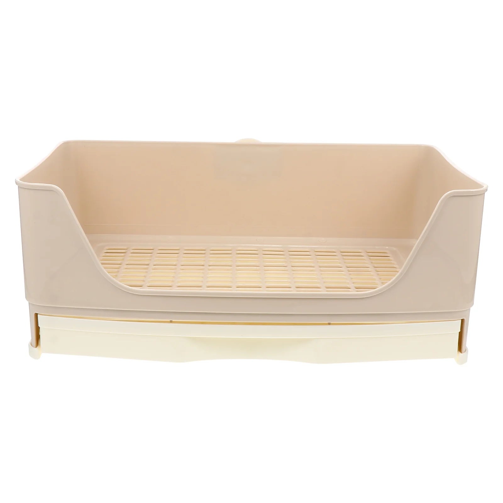 Corner Rabbit Litter Box with Drawer - Large Training Tray for Bunnies & Guinea Pigs