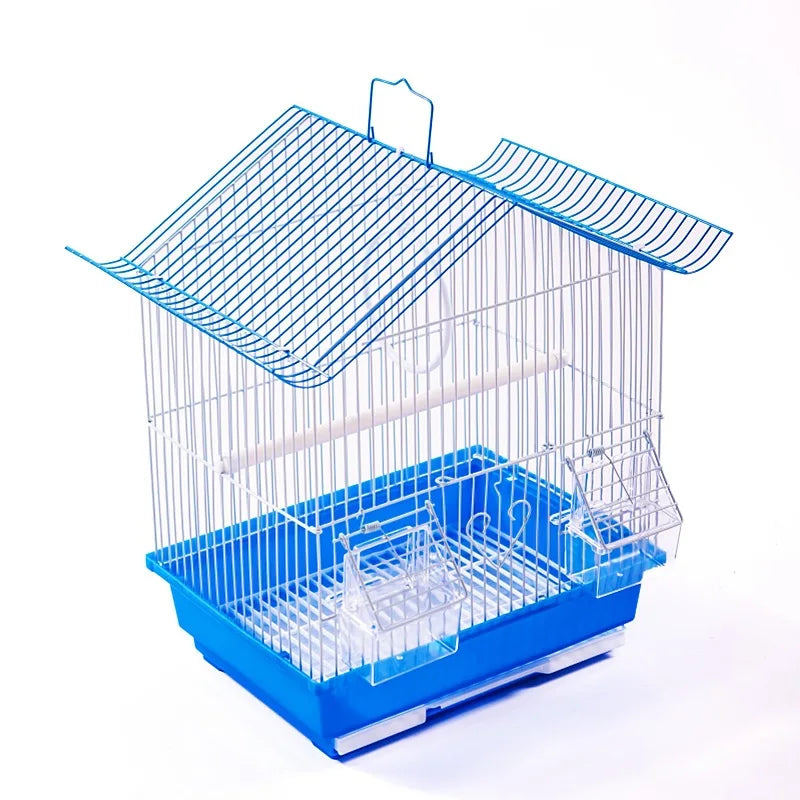 Outdoor Bird Breeding Cage - Nesting Hut for Canaries, Lovebirds, Parakeets & Quail