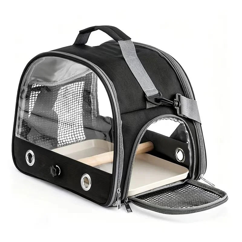 Portable Foldable Bird Cage - Travel Carrier for Parrots, Hamsters & Small Pets