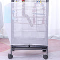 Bird Cage Cover - Breathable Airy Seed Catcher Guard for Parrots, Parakeets & Budgies