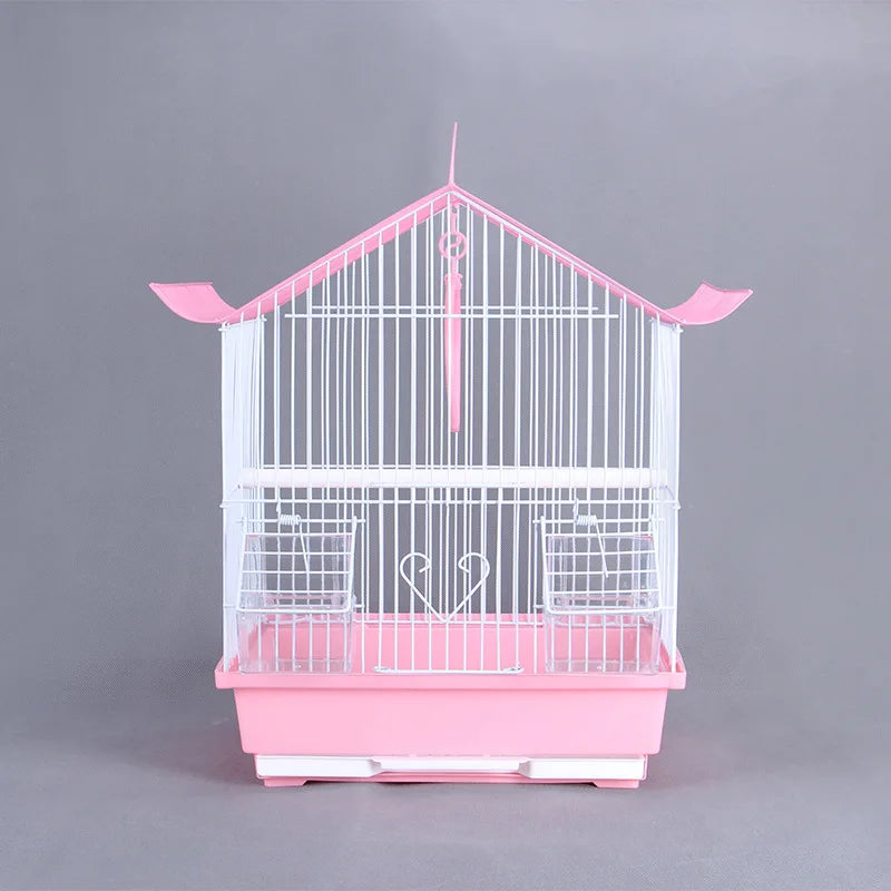 Outdoor Bird Breeding Cage - Nesting Hut for Canaries, Lovebirds, Parakeets & Quail