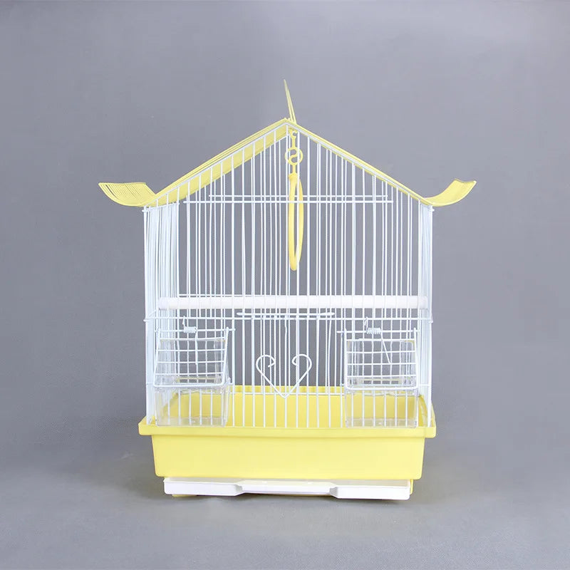 Outdoor Bird Breeding Cage - Nesting Hut for Canaries, Lovebirds, Parakeets & Quail