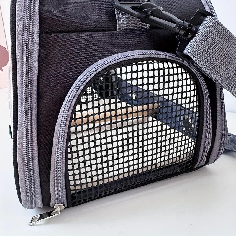 Portable Foldable Bird Cage - Travel Carrier for Parrots, Hamsters & Small Pets