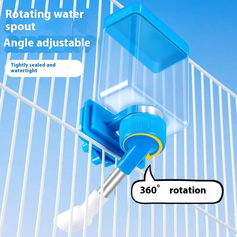 Automatic Bird Water Dispenser - Hanging Cage Waterer for Parrots & Small Birds