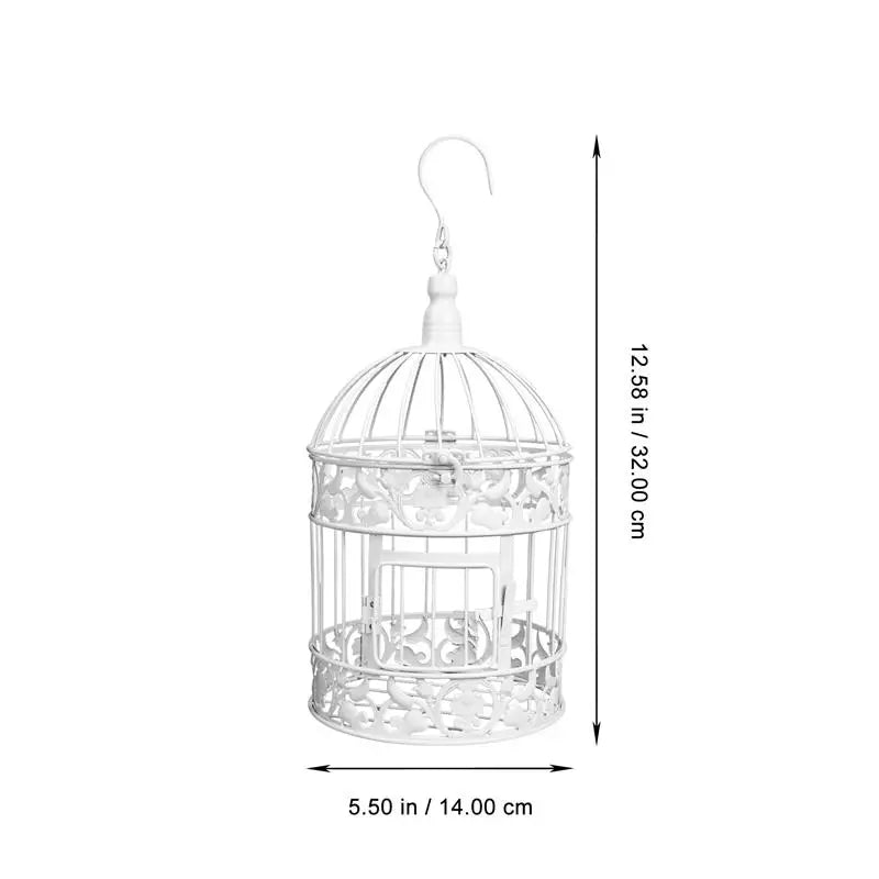 Decorative Metal Bird Cage - European Iron Birdcage for Wedding & Home