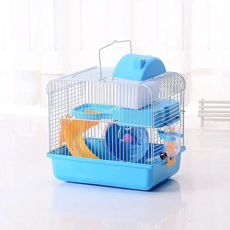 Two-Story Hamster Cage - Luxury Small Pet Villa