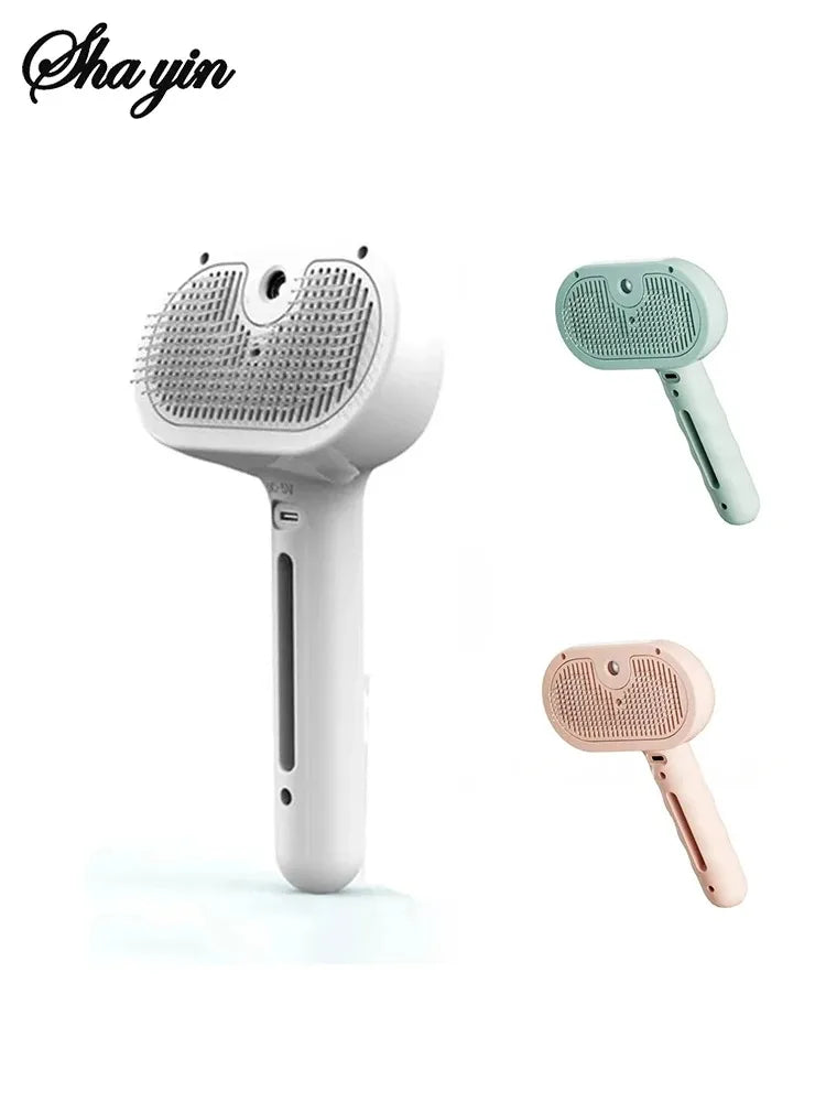 Pet Clean Steam Spray Dog Grooming Brush Unique Steam Brush For Dogs Luxury Grooming Brush Dog Steam Brush C