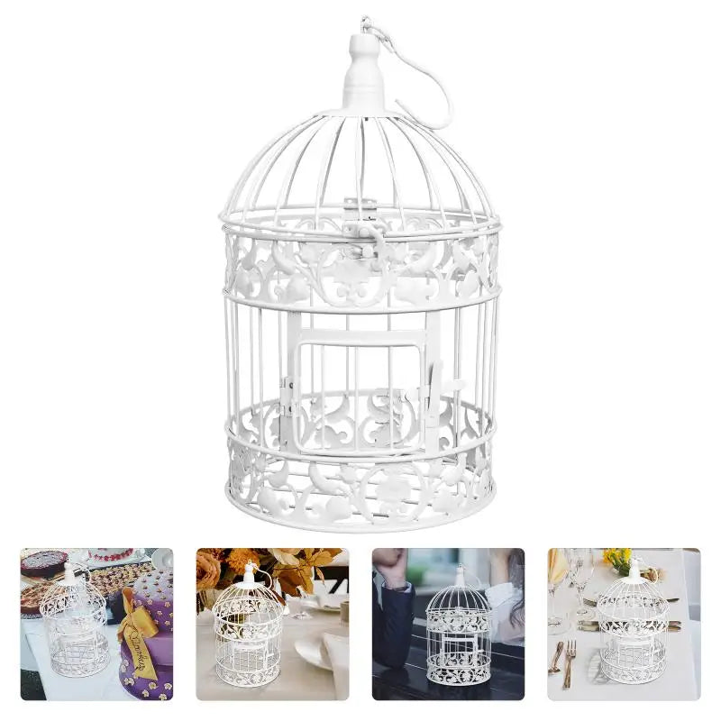 Decorative Metal Bird Cage - European Iron Birdcage for Wedding & Home