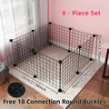 Modular Pet Fence Panels - Wire Mesh Enclosure for Small Pets