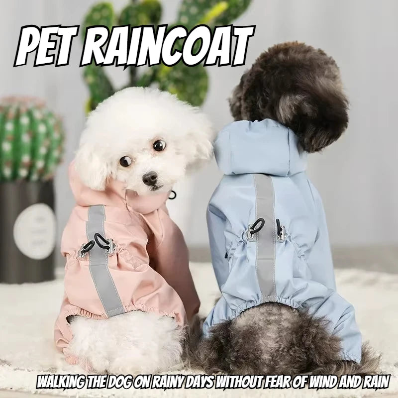 Dog Raincoat - Waterproof & Reflective Four-Legged