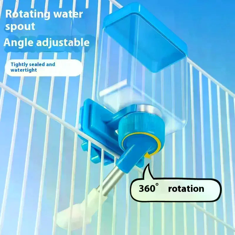 Automatic Bird Water Dispenser - Hanging Cage Waterer for Parrots & Small Birds